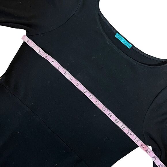 Alice + Olivia Black Wool Sweater Dress - Picture 7 of 10